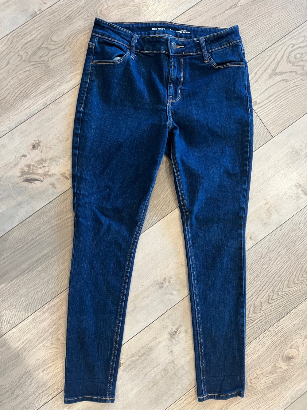 Old Navy Women's Dark Blue Skinny Jeans